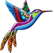 Sun Catchers Hanging 1pc Colorful Hummingbird Bird Crafts Wall Art Stained Window Hangings Sculpture Outdoor Hanging Ornament Home Decoration (Color : 3)