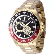 Invicta Men's Watch Pro Diver Automatic Black and Red Bezel Bracelet 47304