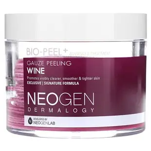 [iHerb] Neogen Dermalogy, Bio-Peel + Advanced Treatment, Gauze Peeling, Wine, 30 Count, 6.76 fl oz (200 ml)