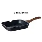 Egg Frying Pan Rectangle Breakfast Steak Fried Skillet for Picnic Party Home