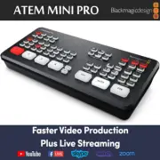 Blackmagic Design ATEM Mini Pro HDMI Live Stream Switcher Multi-view Recording