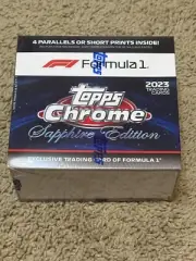 2023 Topps Chrome Sapphire Edition Formula 1 Hobby Box Factory Sealed