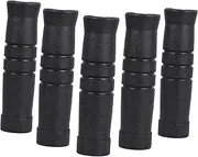 Veemoon 5pcs Anti-Slip Handle Cover Handlebar Extender Scooter Handlebar Grips Bike Grips Retro Bicycle Grips Handle Bar Grips Handlebar Grips Kit Scooter Bars Bike Handlebars Black PVC