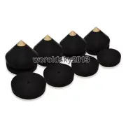 4pcs 25mm Ebony Speaker Shockproof Spike Stand Foot Isolation Feet Base Pad #4