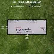 Tyvek Footprint for the Msr Hubba Hubba Bikepack 1 Tent