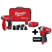 12-Volt Brushless Cordless Installation 3/8in. Drill Driver Impact Driver Combo