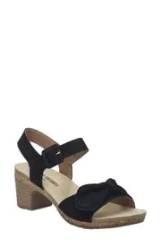 Josef Seibel Grace Sandal in Black at Nordstrom, Size 11-11.5Us