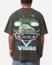 [GOAT CREW] Goat Crew Disney And Pixar Cars Wingo Heavy T-shirt Black Wash - Size XS XS Black Wash