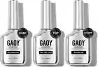 Gel Top Coat, Builder Gel and Base Coat Set, 3 Pcs 16Ml Clear Glossy