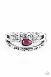 Paparazzi Ring- Home is Where the Cave is- Purple