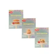Bridgerton Baking Kits 3-pack Strawberry Scone-Creme Puff-Sponge Cake