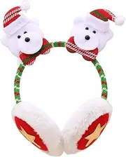 [LOGANZ] Ear Plush Winter Earmuff, Winter Furry Soft Plush Fluffy, Soft Winter Kids Earmuffs, Warm Girl Ear Muffs for Kid and Toddler Christma Gift
