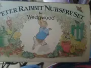 Peter Rabbit Nursery Child's 3-Piece Happy Birthday Dish Set Wedgwood NIB