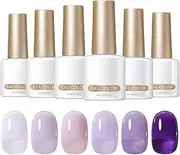 Gel Jelly Nail Polish | Long-Lasting Professional Gel Nail Polish Set | Wear-Resistant Manicure Supplies for Beginners Enthusiasts Professionals