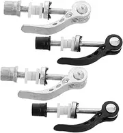 Bike Seat Clamp Quick Release Spring Clip Lightweight Aluminum Alloy Seat Post Clamp for Mountain Road Bicycles