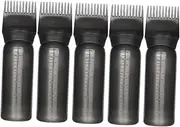 Oil Hair Styling Combs Liquid Bottle Brush 5pcs Hair Applicator Bottles Scalp Applicator for Hair Dye Shampoo