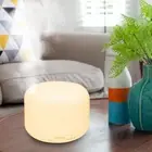 H 500ml Mini Ultrasonic Air Purifier Humidifier Aroma Diffuser W/Light US New