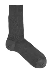 Falke Fine Shadow Ribbed Cotton-blend Socks - Grey - 3940 (IT39-40) 3940 (IT39-40)