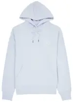 Daily Paper Circle Logo-print Hooded Cotton Sweatshirt - Light Blue - S S