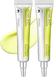 Retinol under eye cream-for dark circles,Retinol eye cream with collagen,Improve dark circle and puffy eyes-remove fade fine line，Noistur,Firm lifting repair eye skin elasticity (2pcs)