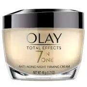 Olay Total Effects 7 In 1 Anti Aging Night Cream Face Moisturizer 1.7 Oz 3 Pack