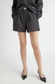 Commission Stripe Boxer Shorts in Black Stripe at Nordstrom, Size X-Large