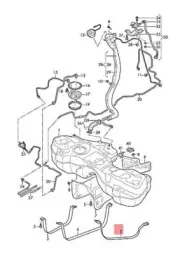 NEW AUDI Q7 4MB 4MG TENSIONING STRAP LEFT 4M0201391B ORIGINAL