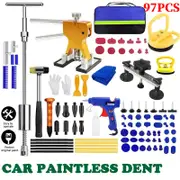 OZNALA 97Pcs Car Paintless Dent Repair Kit Auto Body Dent Puller Car Dent Removal Tools