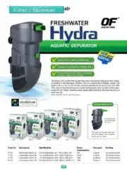 OF OCEAN FREE FRESHWATER HYDRA 30 INTERNAL FILTER for 100-200 L (25-50 Gallon)