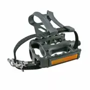EVO Adventure Plus Pedals and toe-clips and straps Black