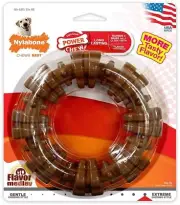 Dog, Nylabone Dura Chew Textured Ring - Flavor Medley (Dogs over 50 lbs)