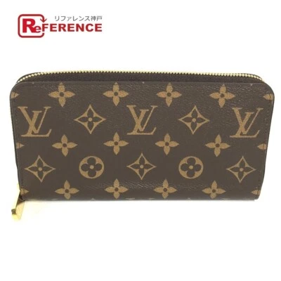 Louis Vuitton M41895 Zippy Wallet Round Zipper Monogram Long Fuchsia Purple Used