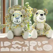 10 Inch Transparent Sewing Ruler Figurine Lion DIY Stencil Ruler Model Template