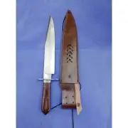 AlamoMusso Custom Handmade D2 Tool Steel Camping Hunter Survival Bowie Full Tang