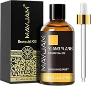 MAYJAM Ylang Ylang Essential Oils 100ml, 100% Pure Natural Essential Oils, Therapeutic-Grade Aromatherapy Essential Oil, Fragrance Oils for Diffuser, Humidifier, Relax, Sleep, Perfect Gifts