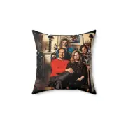 Spun Polyester Square Pillow Christmas Vacation ~ The Griswolds