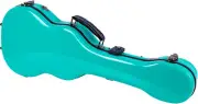Deluxe Fiberglass Baritone Ukulele Case with TSA Lock, Mint Blue (CRF2020BUMB)