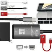 USB Type C Male to HDMI Female AV HDTV Adapter Cable Plug and Play For Laptop PC