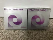 10 Vintage New 3M 3,5 Diskettes Pack Double Sided High Density DS HD platinum