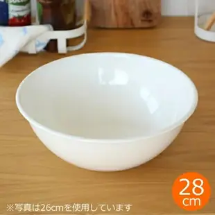 野田琺瑯料理琺瑯盆28cm《調理盆 烘焙 琺瑯盆 料理缽 醃漬 料理盆 調理缽 打蛋盆 洗菜 洗滌盆 圓缽 圓盆 野田琺瑯 Nodahoro ホーロー》