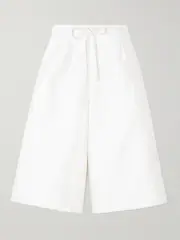 [Emilia Wickstead] Emilia Wickstead - Apera Cloqué Shorts - White - UK 10 UK 10 White