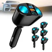 Car Charger Cigarette Lighter Double Power Adapter Socket Splitter Dual USB
