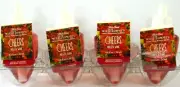 Bath Body Works, White Barn CHEERS MULLED WINE Wallflower Refill Bulbs NEW x 4