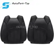 For 2008-2012 Buick Enclave Both Top Perforated Leather Seat Cover Black US