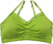[Coobie] Seamless V-Neck with Lace Bra