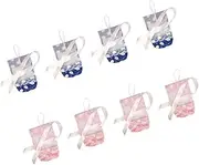 KOMBIUDA Pcs Empty Sachet Bag for Wardrobe Scented Paper Sachet Pouch Mesh Design Portable Scent Pouches