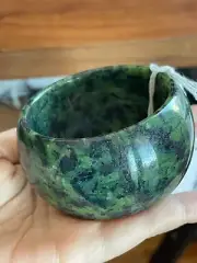 纯天然玉镯 Grade A 100% Untreated Serpentine Jade Bangle