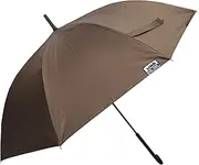 [ベーシックスタンダード] Long Umbrella, Sun & Rain, Unisex, Large, One-Touch Jump, Ribs, 25.6 inches (65 cm), Inner Coating, 99.9% UV Reduction, First Class Light Blocking, UPF50+, Heat Shield, Unisex, Brown