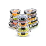 12 pack Glass Meal Prep Containers
