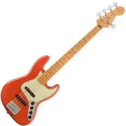 Fender Player Plus Jazz Bass V Maple Fingerboard Fiesta Red 5 String Safe delive